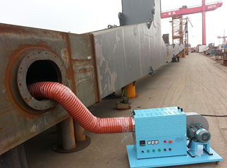 三一重工使用四型熱風機現場案例